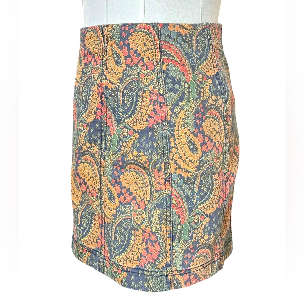 Free People Paisley Pencil Skirt - Picture 4 of 5
